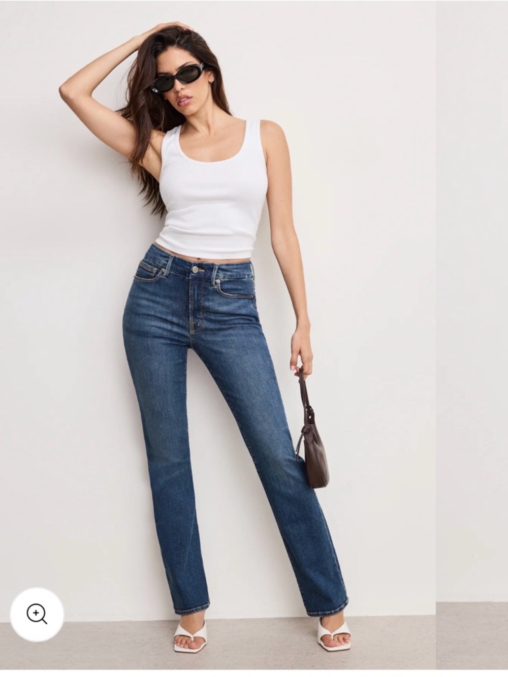 Good American Good Legs Straight Jeans fits 6-12
